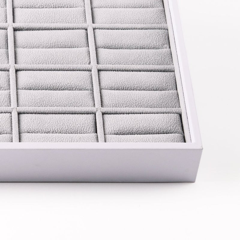 Oirlv 36 Slot Ring Storage Tray Showcase Jewelry Display Organizer - Image 5